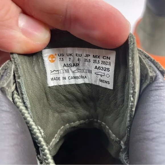 Timberland X Bee Line 6inch Premium Boot Rubber Toe “Grape Leaf” TB-0A5SAP-A58 - Picture 5 of 5